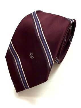 Christian Dior Striped Tie